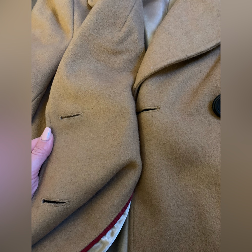 Fall Tan Pea Coat - image 6